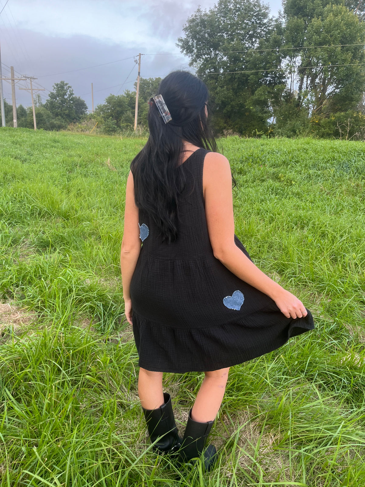 Starry Patchwork Dress | Women's M/L