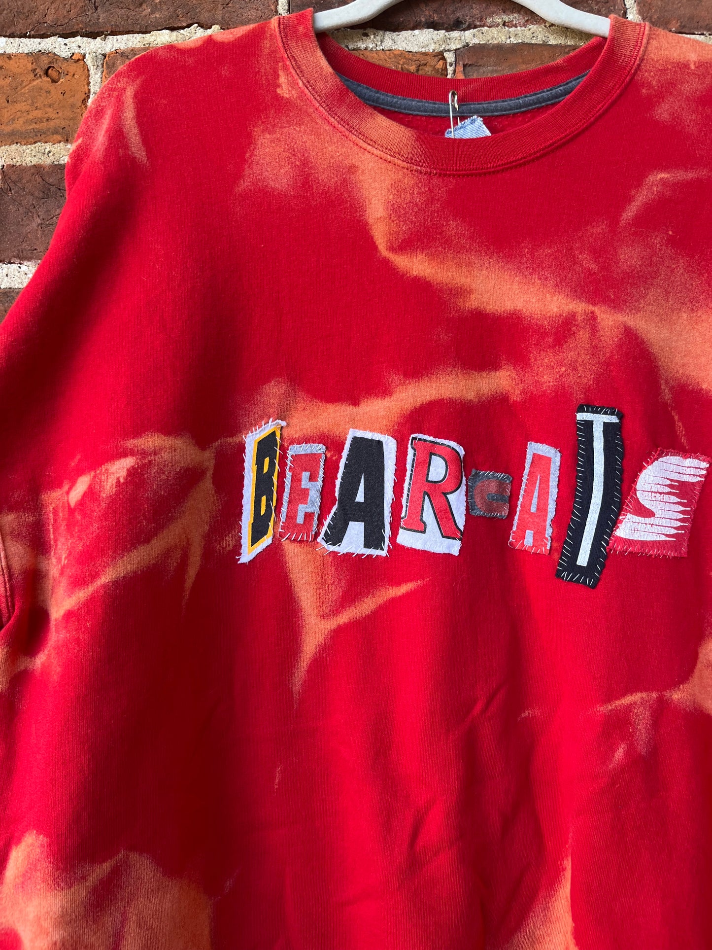 Bleached BEARCATS Ransom Crew | XL