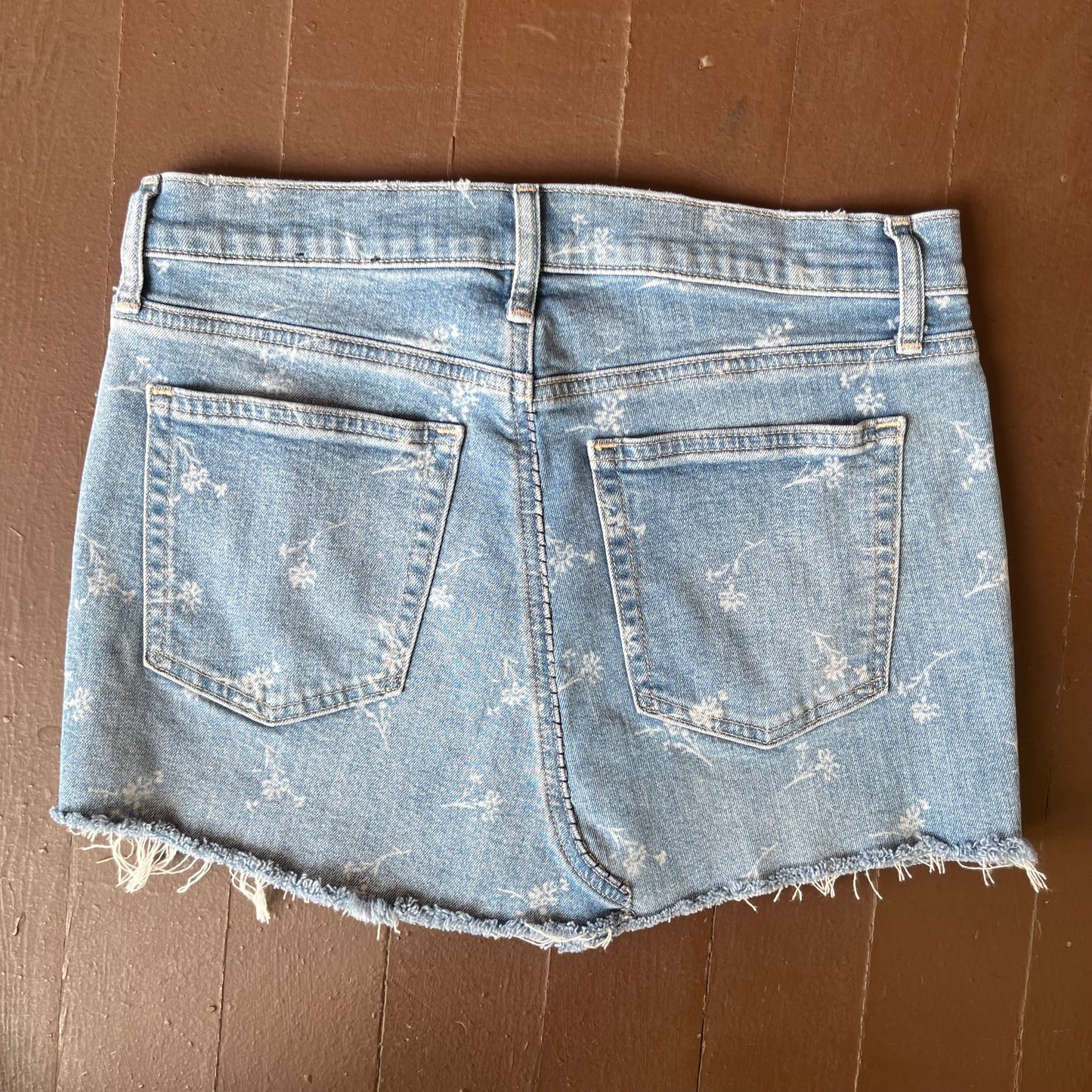 Floral Upcycled Skirt | W: 31