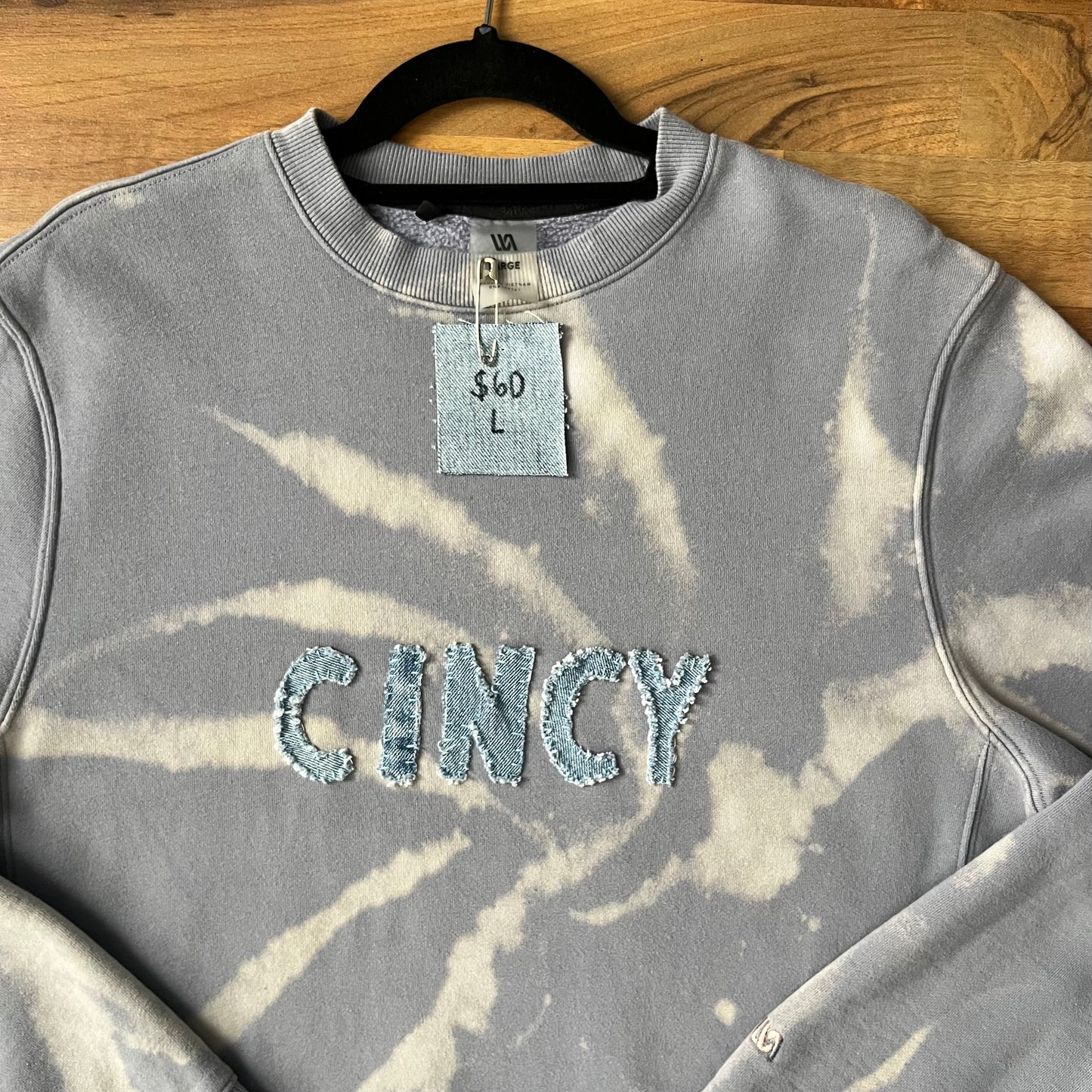 Light Purple/Gray CINCY Crew | L