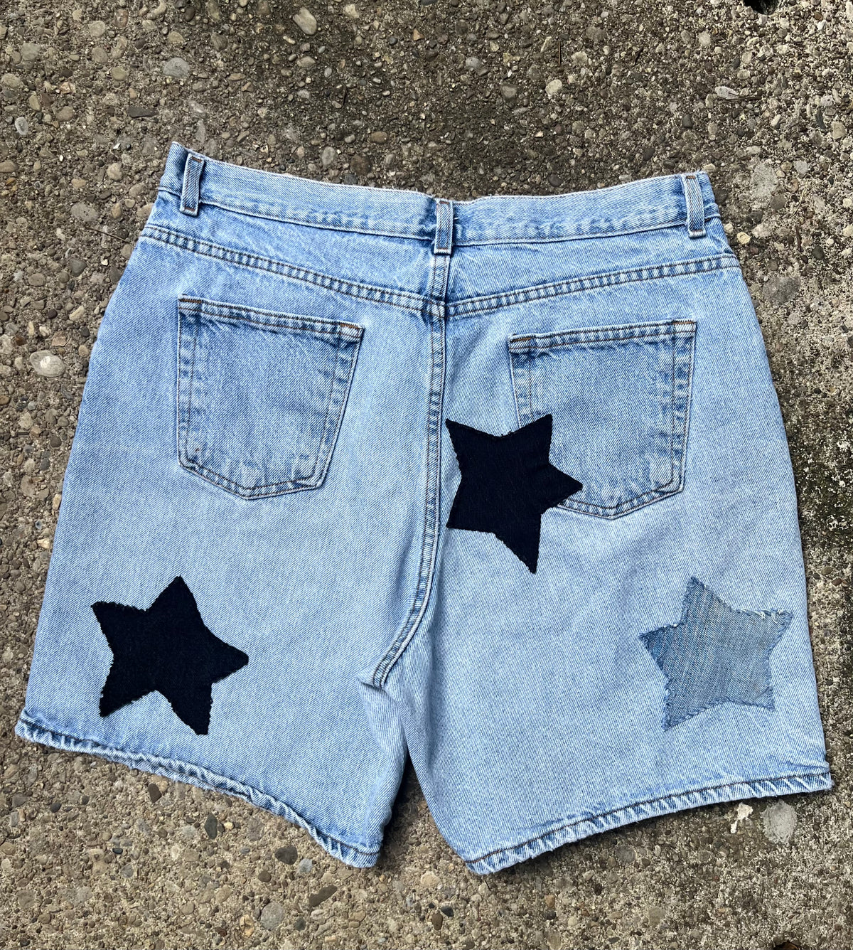 Starry Denim Shorts | W: 34