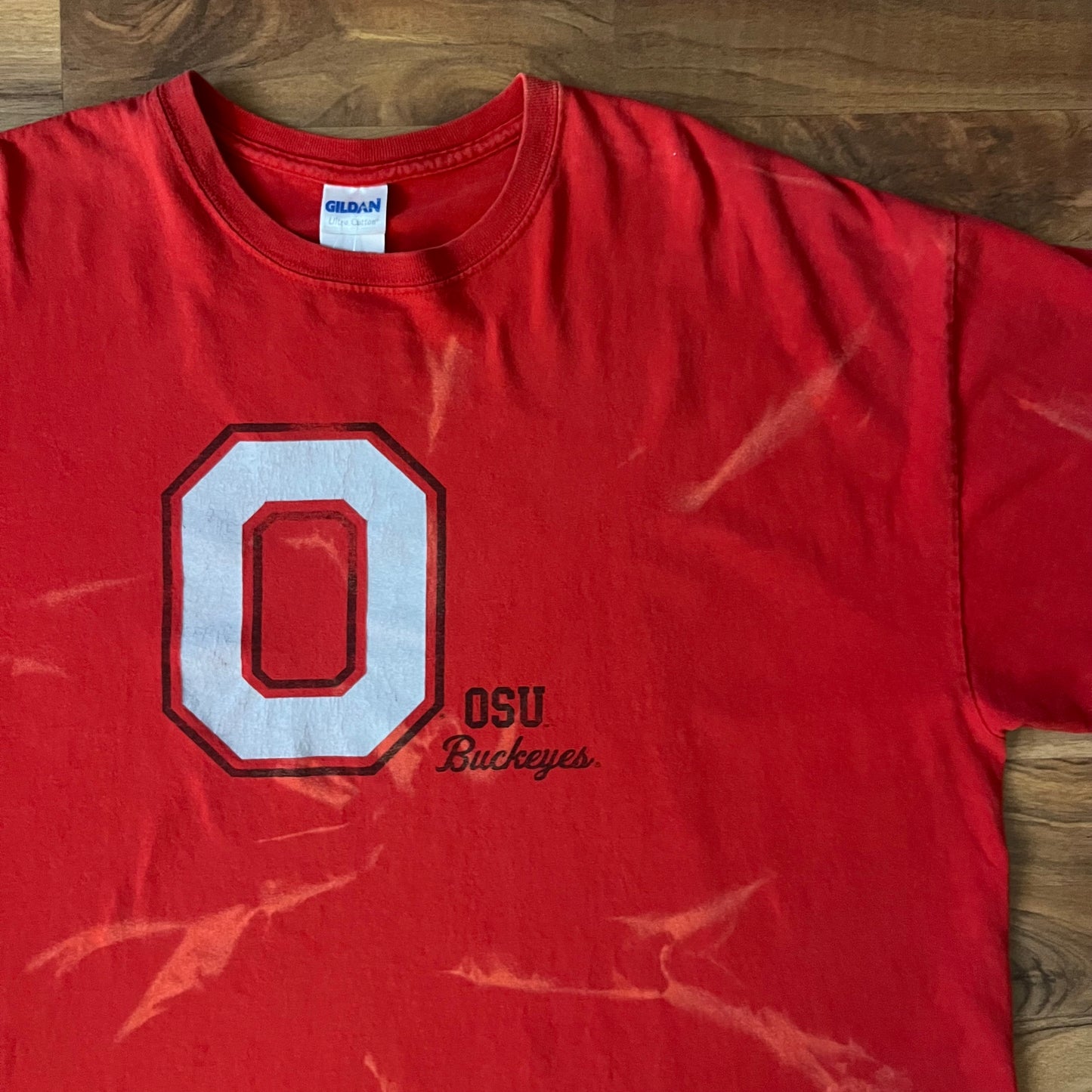 Bleached Ohio State Tee | 2XL