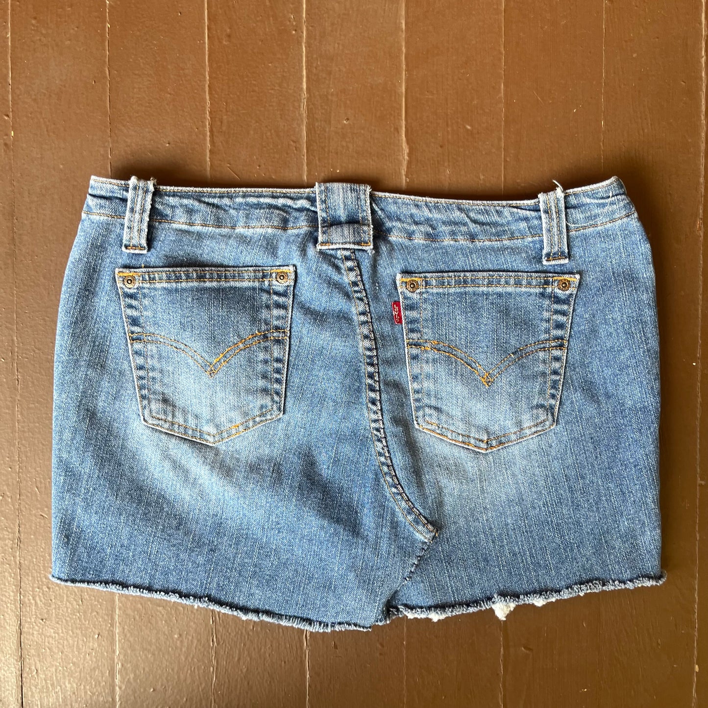 Levi's Vintage Superlow Upcycled Skirt | W: 33