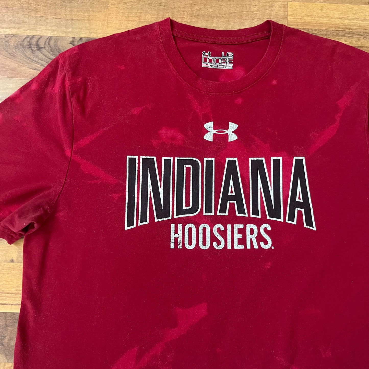 Bleached IU Hoosiers Tee | L