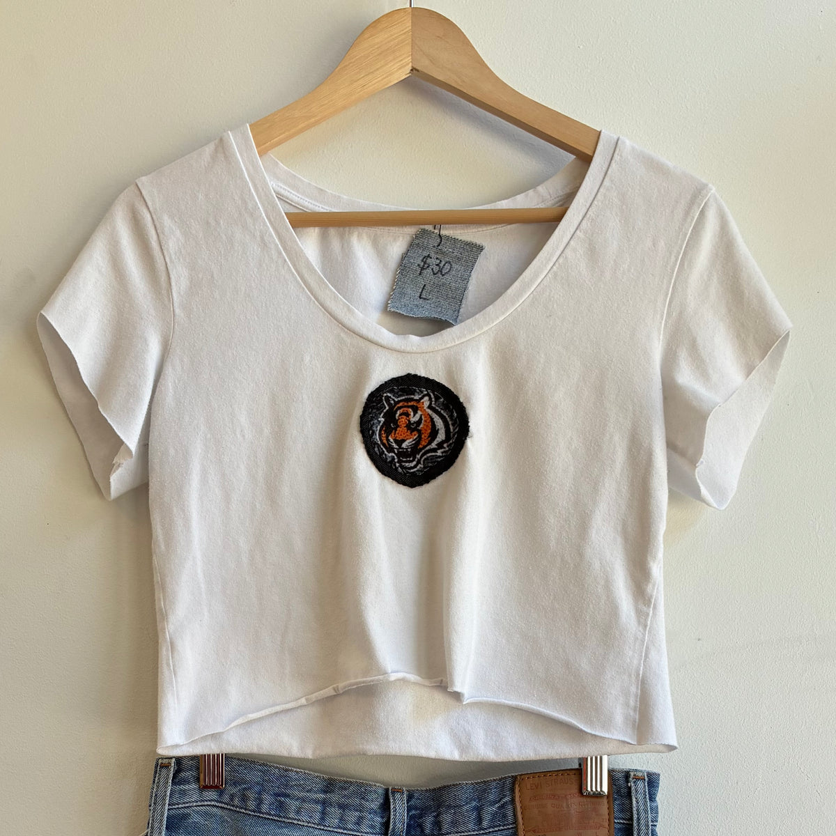 Bengals Cropped Tee | Women's L