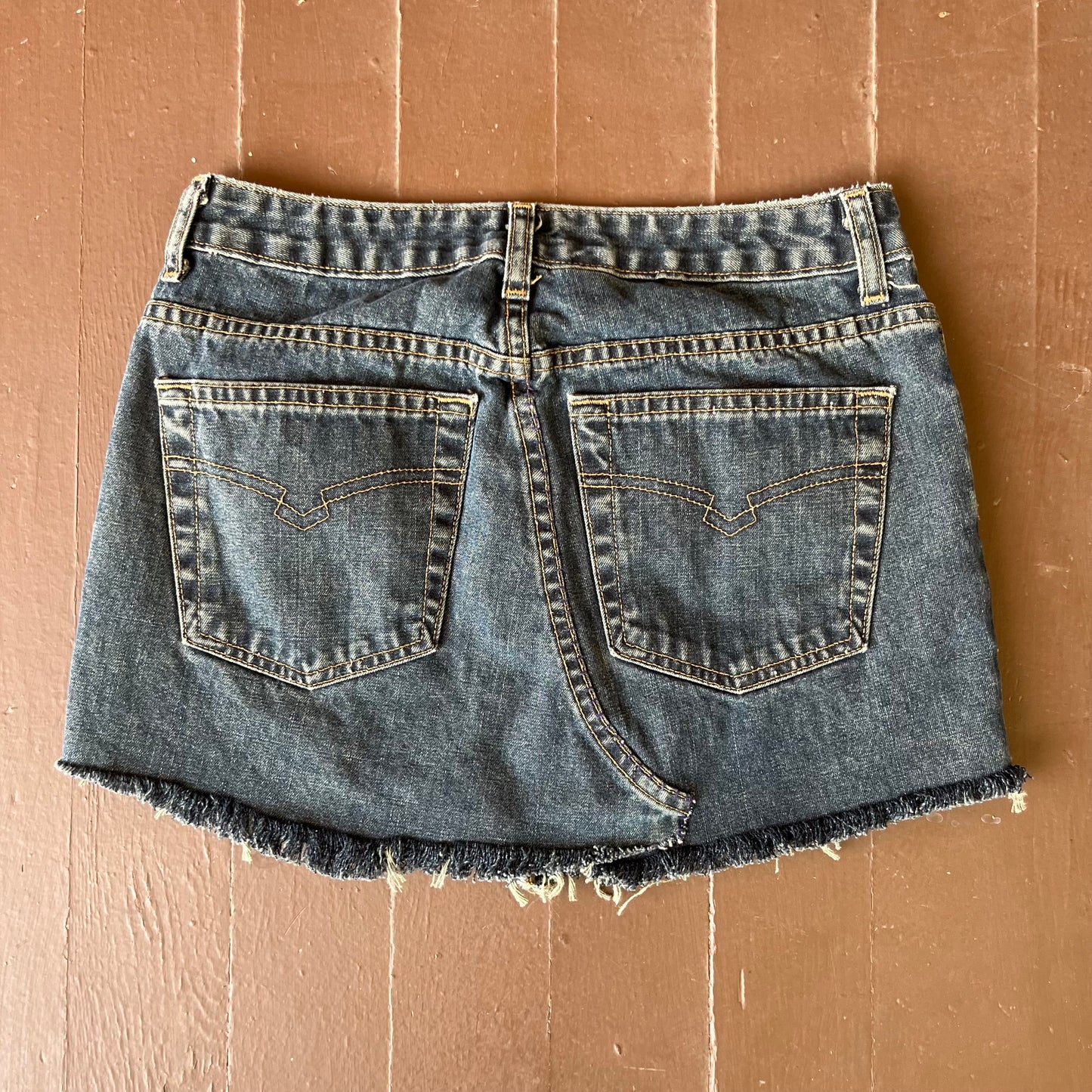 Halogen Upcycled Mini Skirt | W: 27