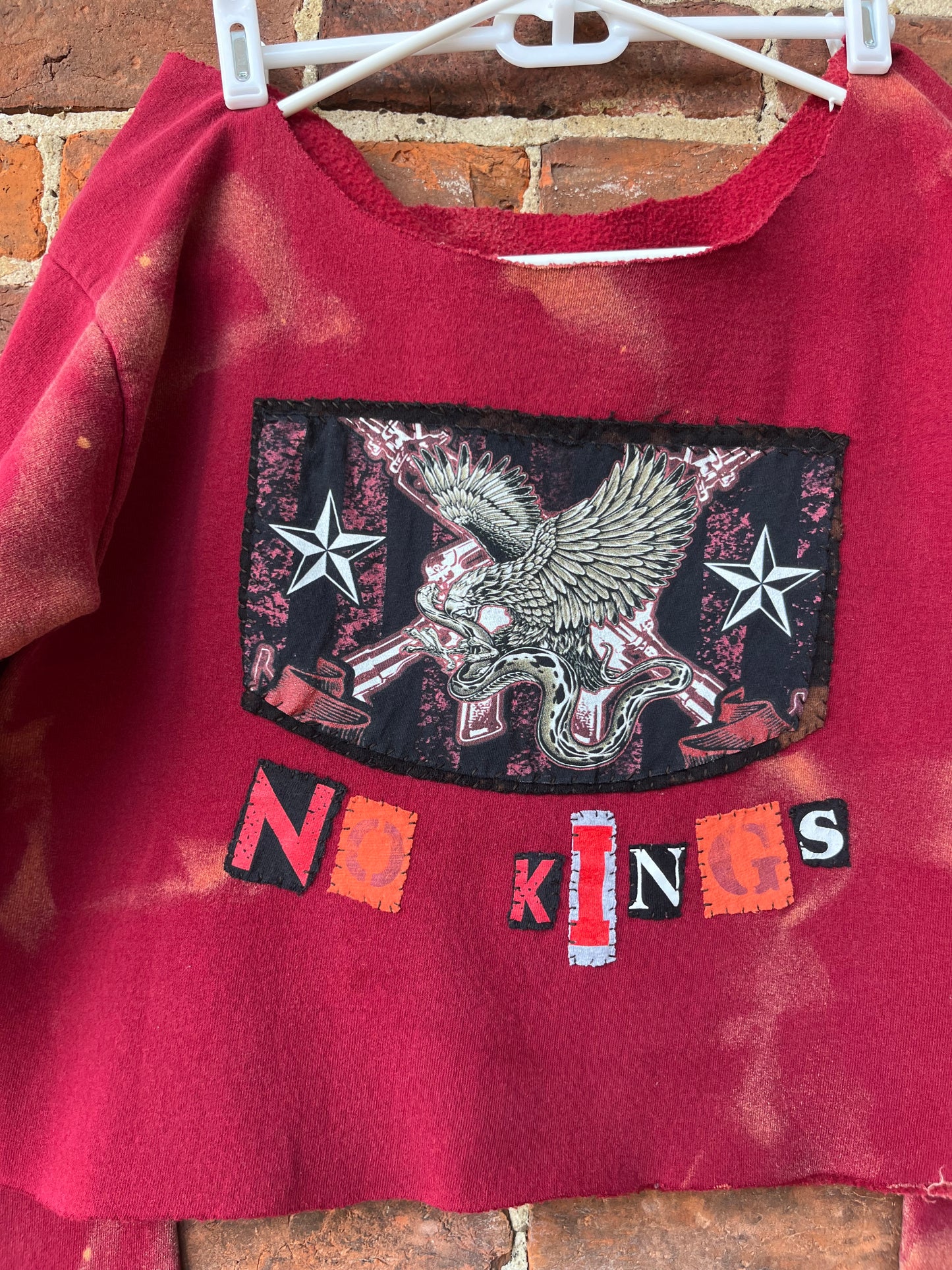 NO KINGS Reworked Vintage Crew | M