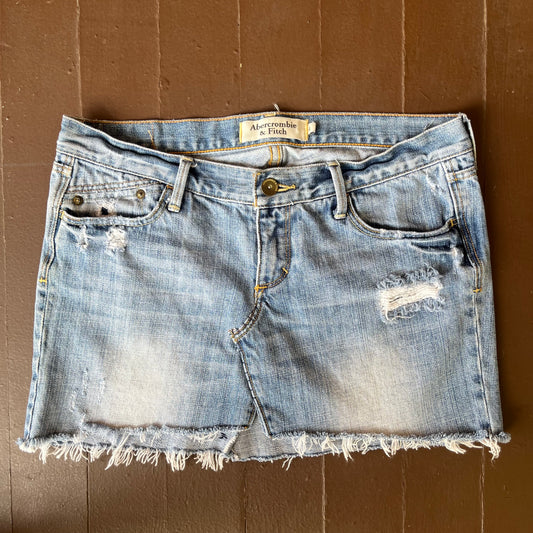 Abercrombie Y2K Upcycled Lowrise Skirt | W: 31