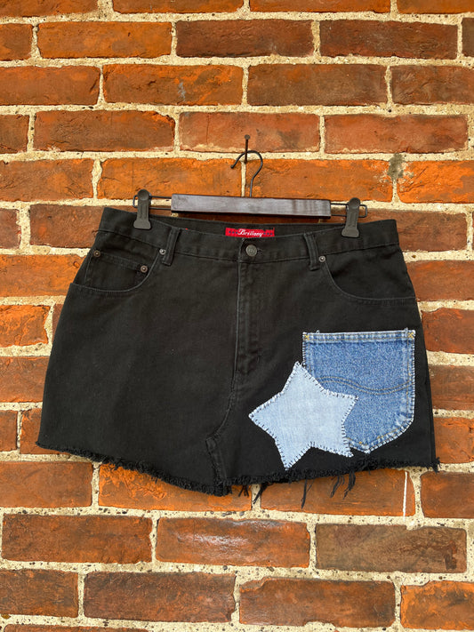 Vintage Cowboy Bill Blass Mini Skirt | W: 35