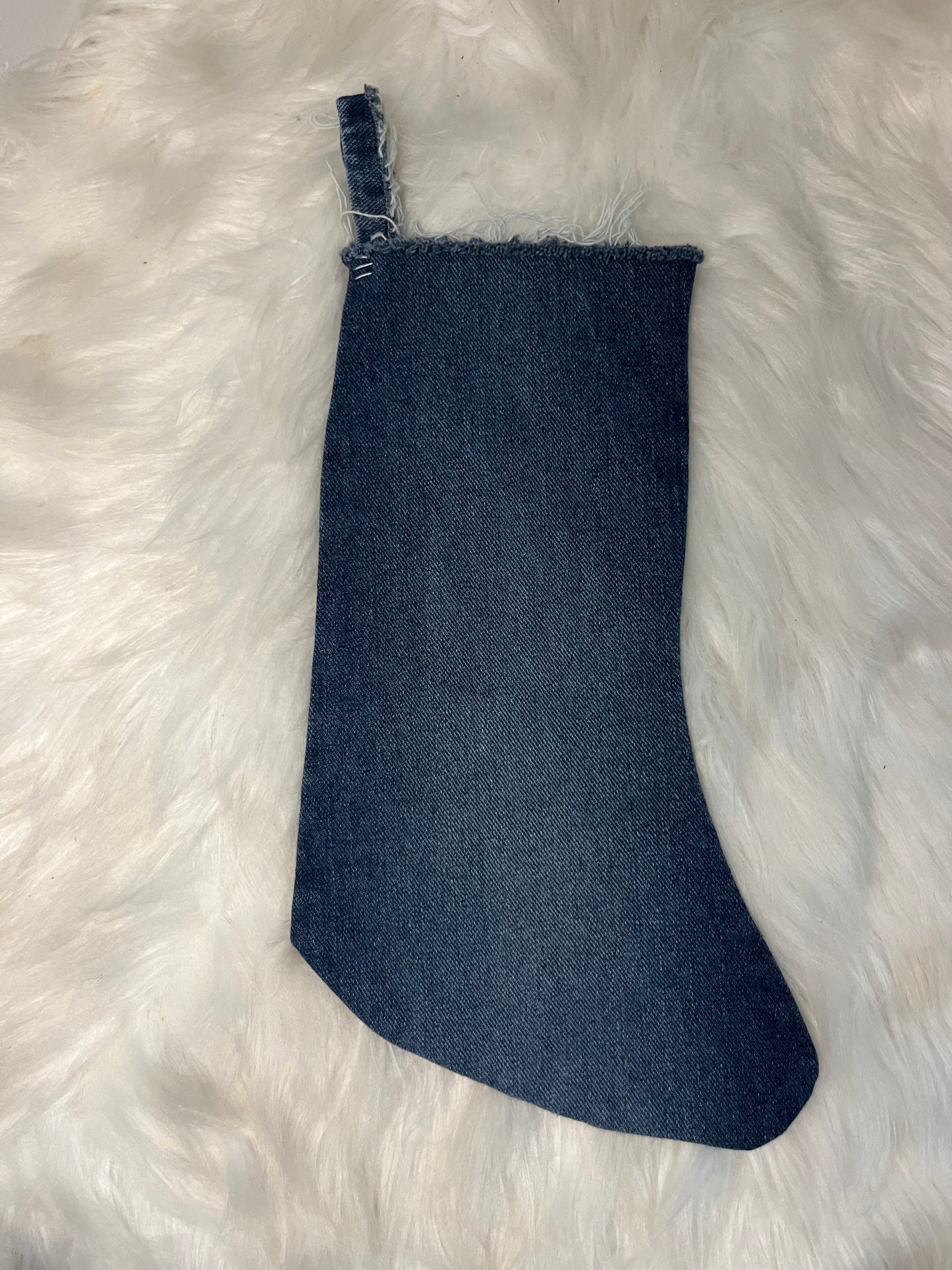 Upcycled Denim Stocking