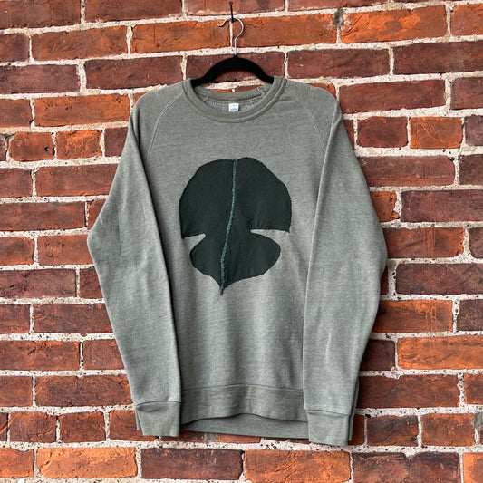 Green Monstera Crew | Women's L
