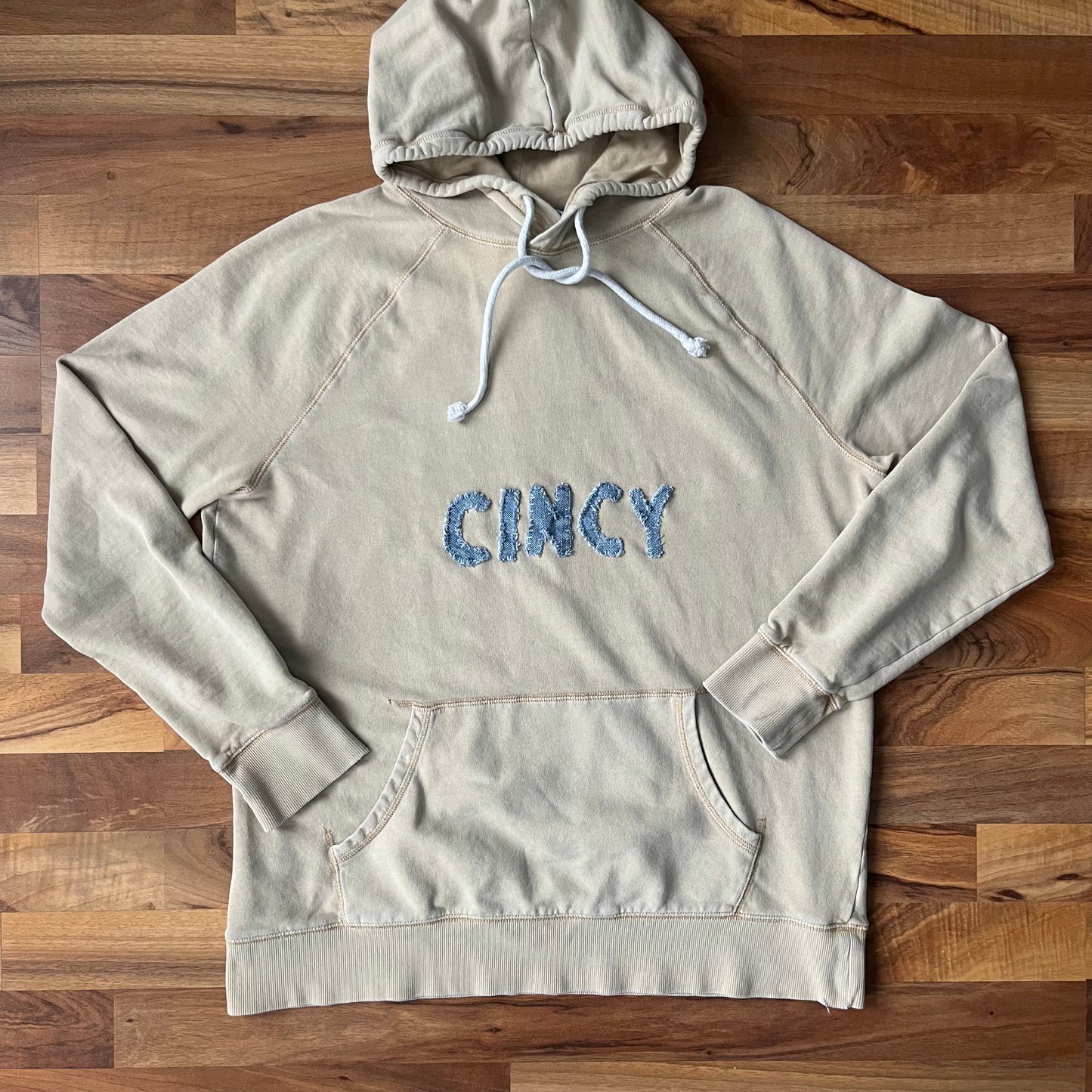 Tan Lightweight CINCY Hoodie | L