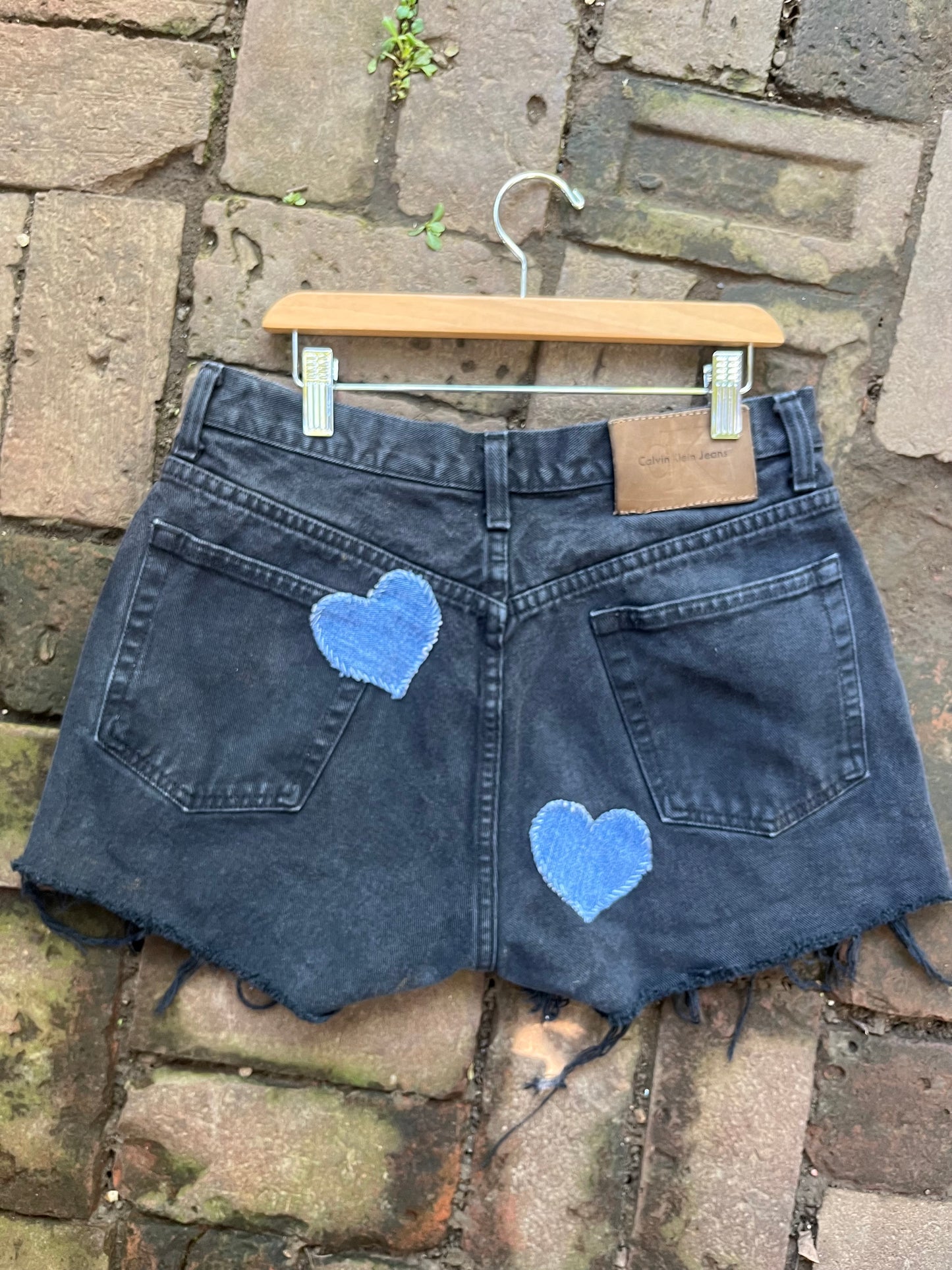 Patchwork Heart Shorts | W: 29