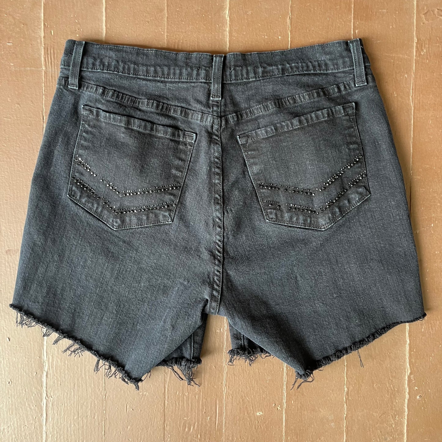 Black NYJD Cut-Offs | W: 31
