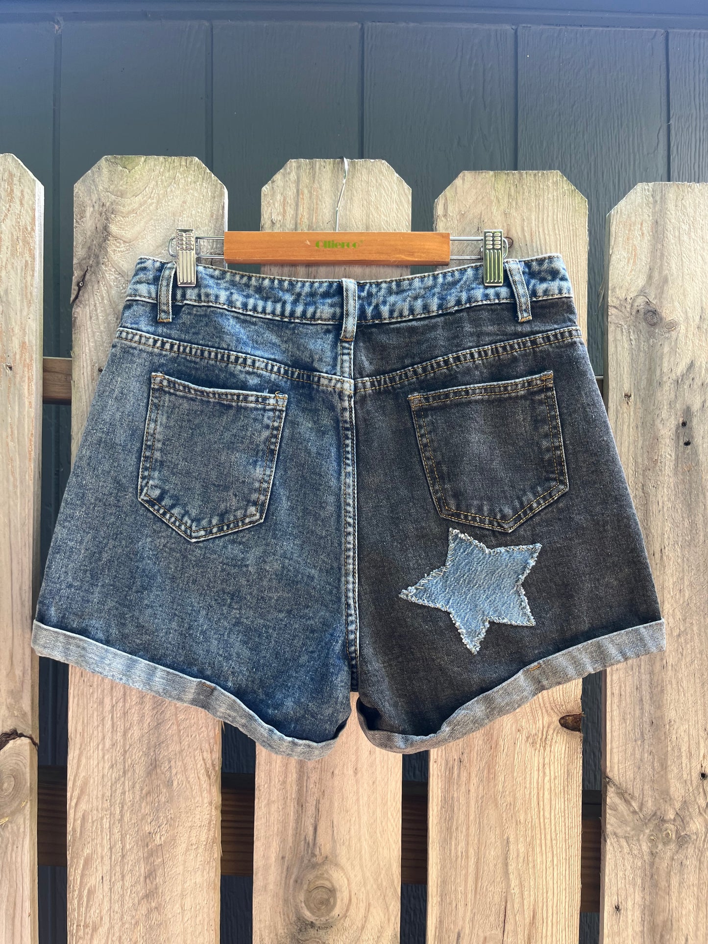 Star Patchwork Shorts | W: 31