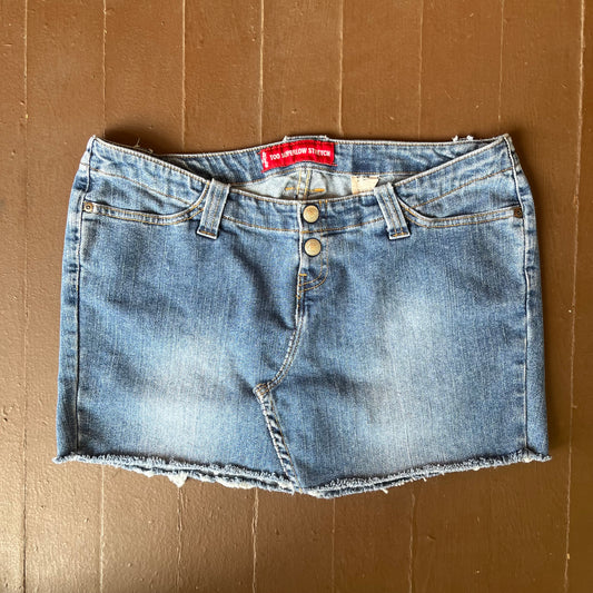 Levi's Vintage Superlow Upcycled Skirt | W: 33