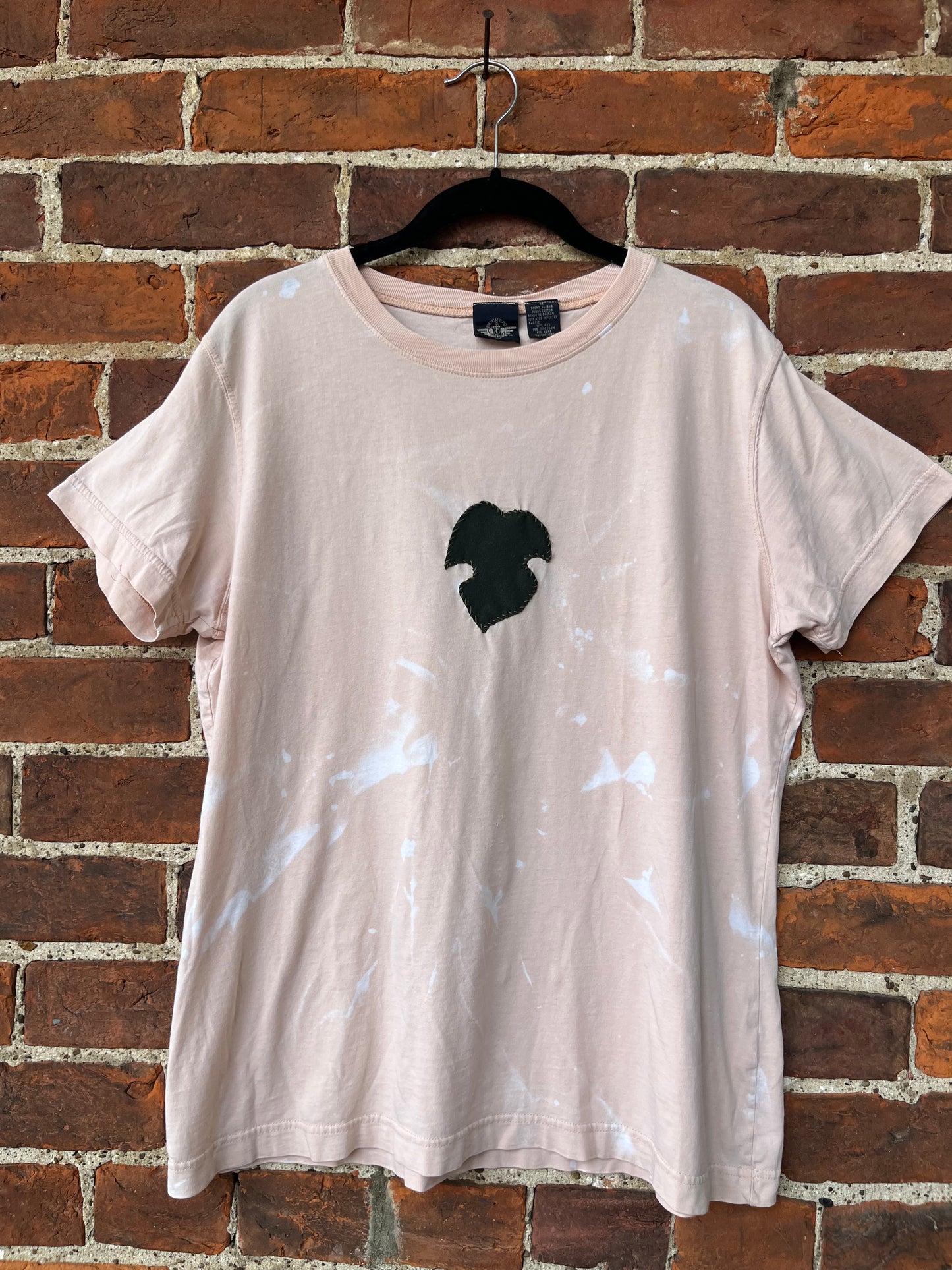 Pink Bleached Monstera Tee | M