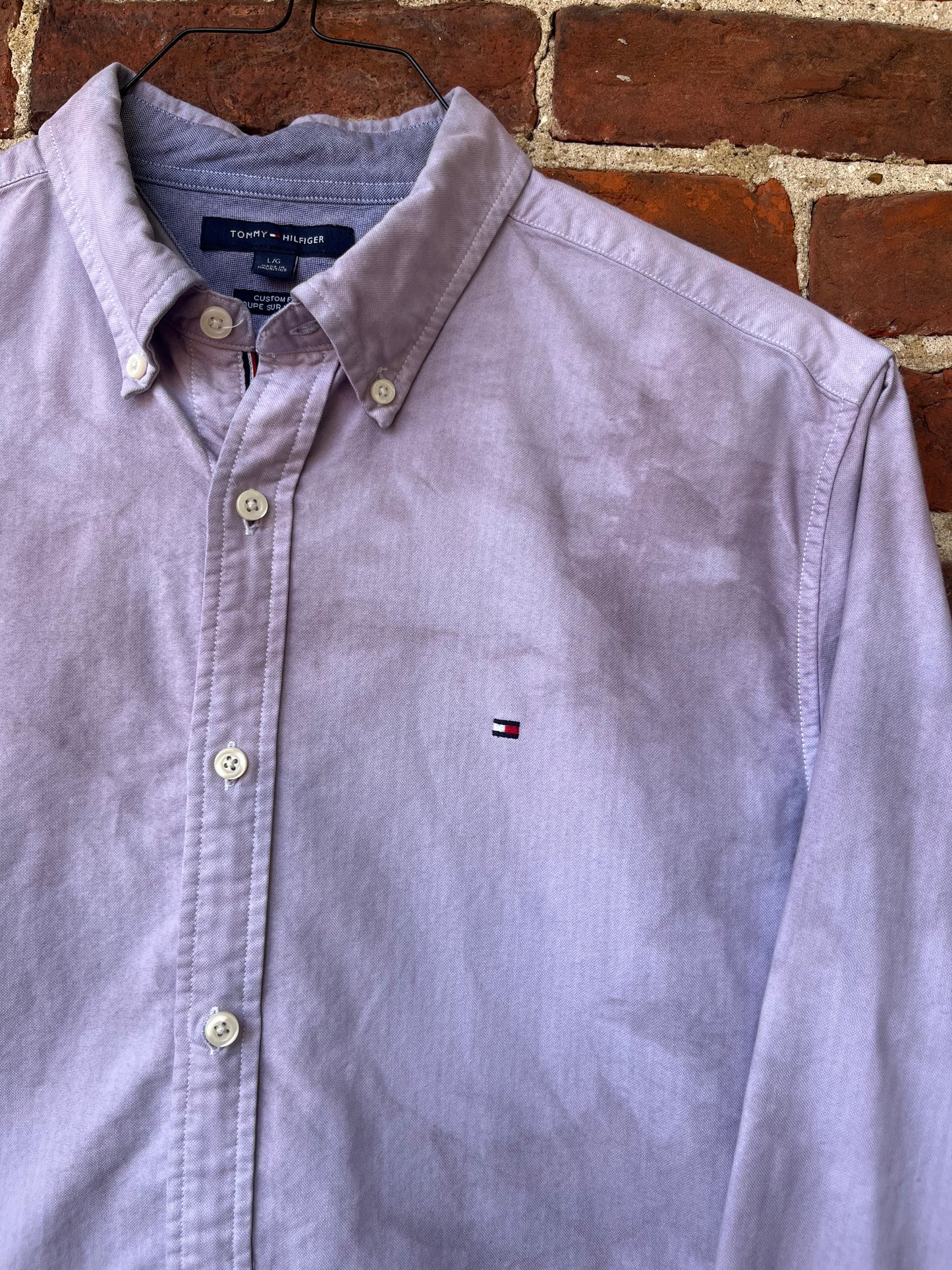 Purple Dyed Oxford | L