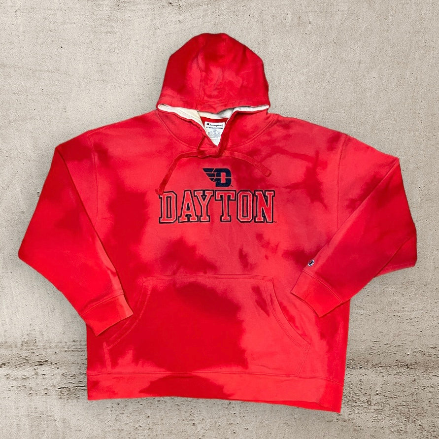 Red Bleached Dayton Hoodie XXL