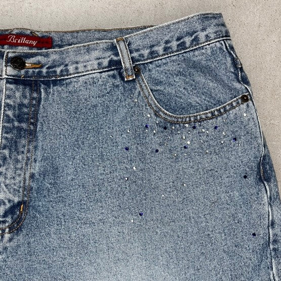 Bill Blass Bedazzled Cut-Offs | W: 41