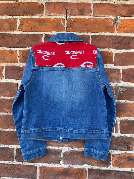 Cincy Reds Kids Denim Jacket | Youth M (7/8)
