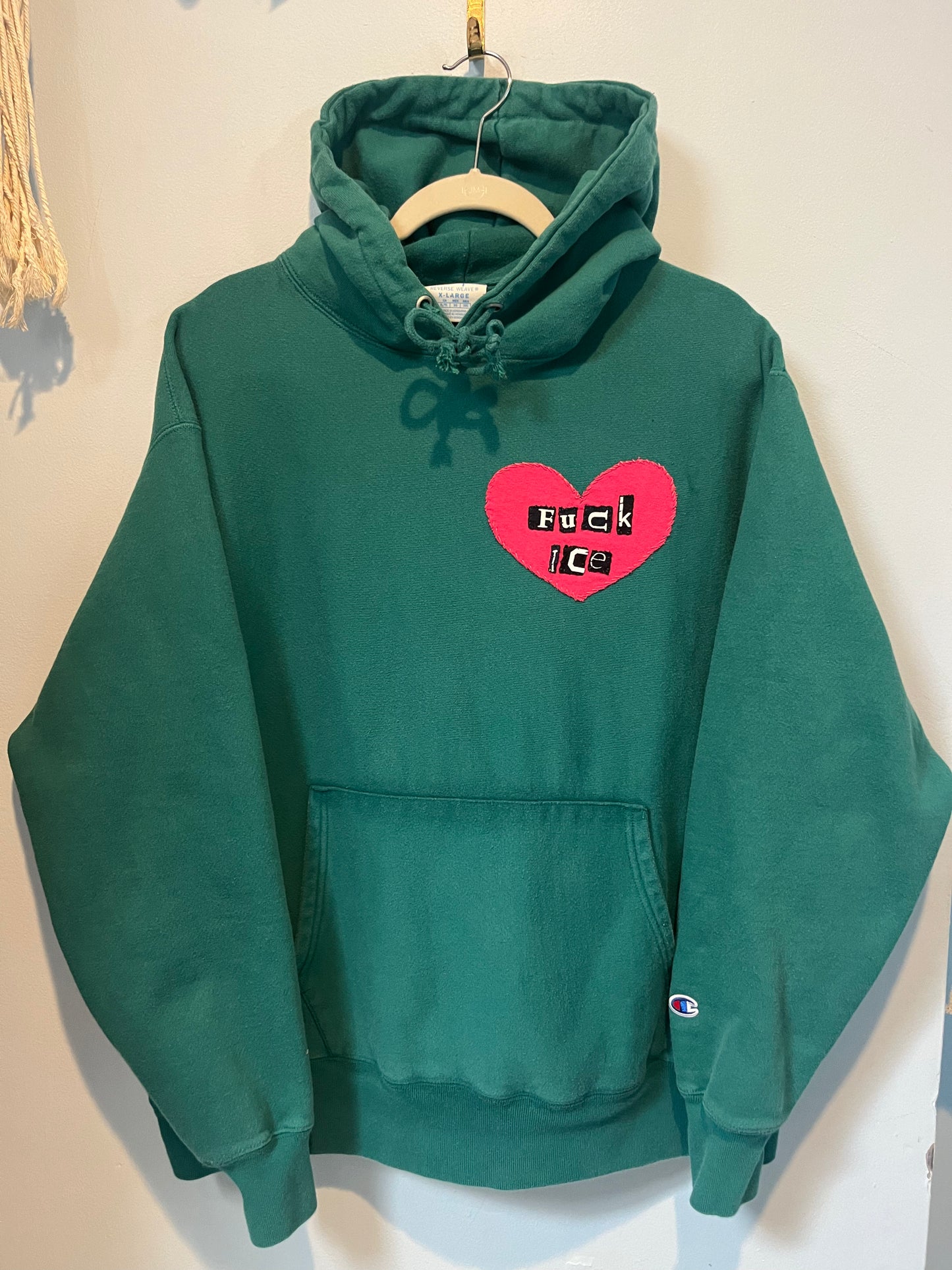 <3 F*CK ICE <3 Champion Hoodie | XL