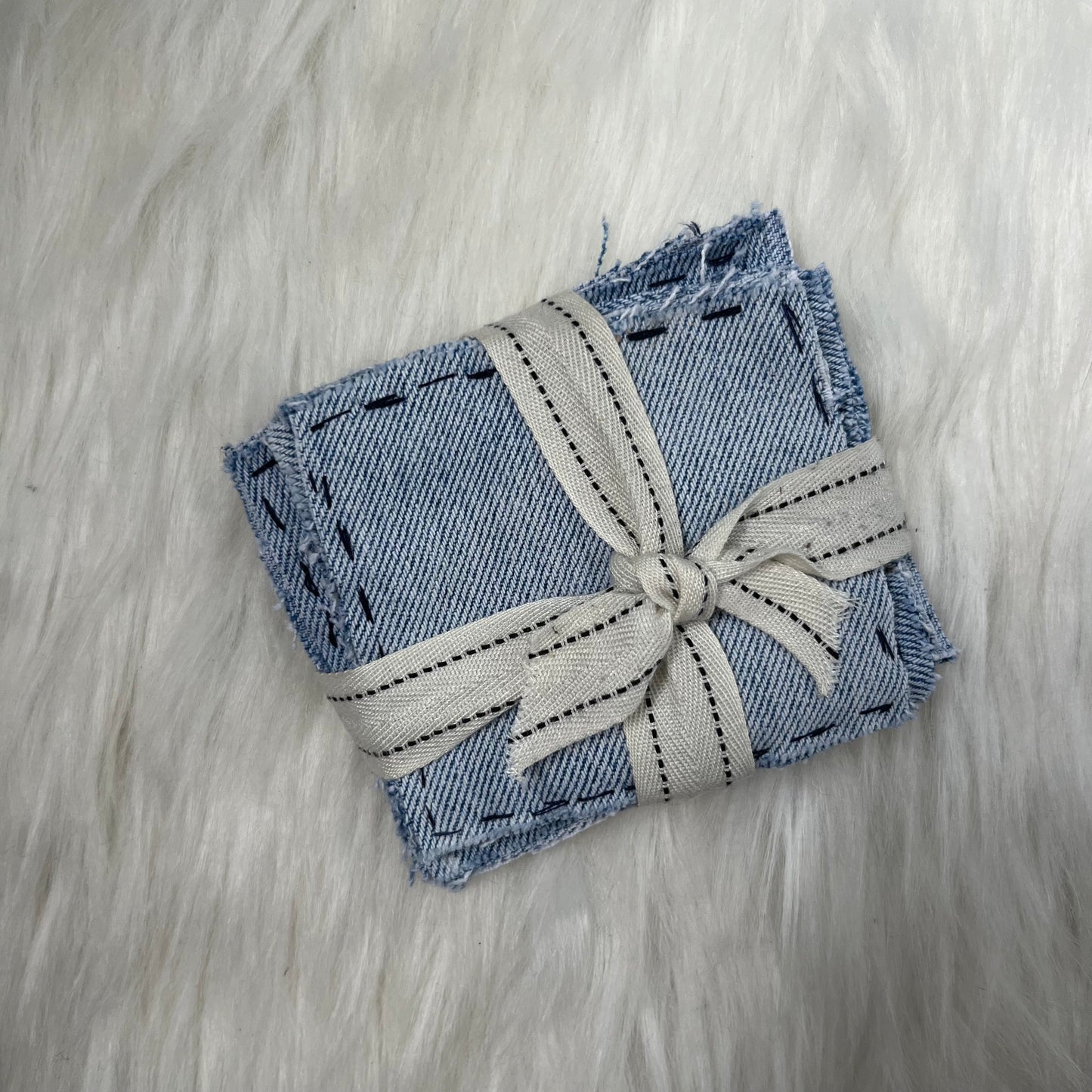 Denim Coaster Set