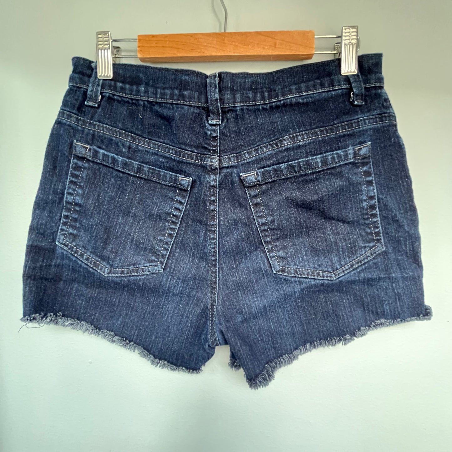 Dark Wash Painted Floral Mandala | Waist 30