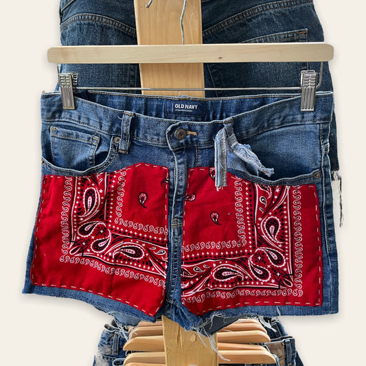Red Bandana Pattern | Waist 31