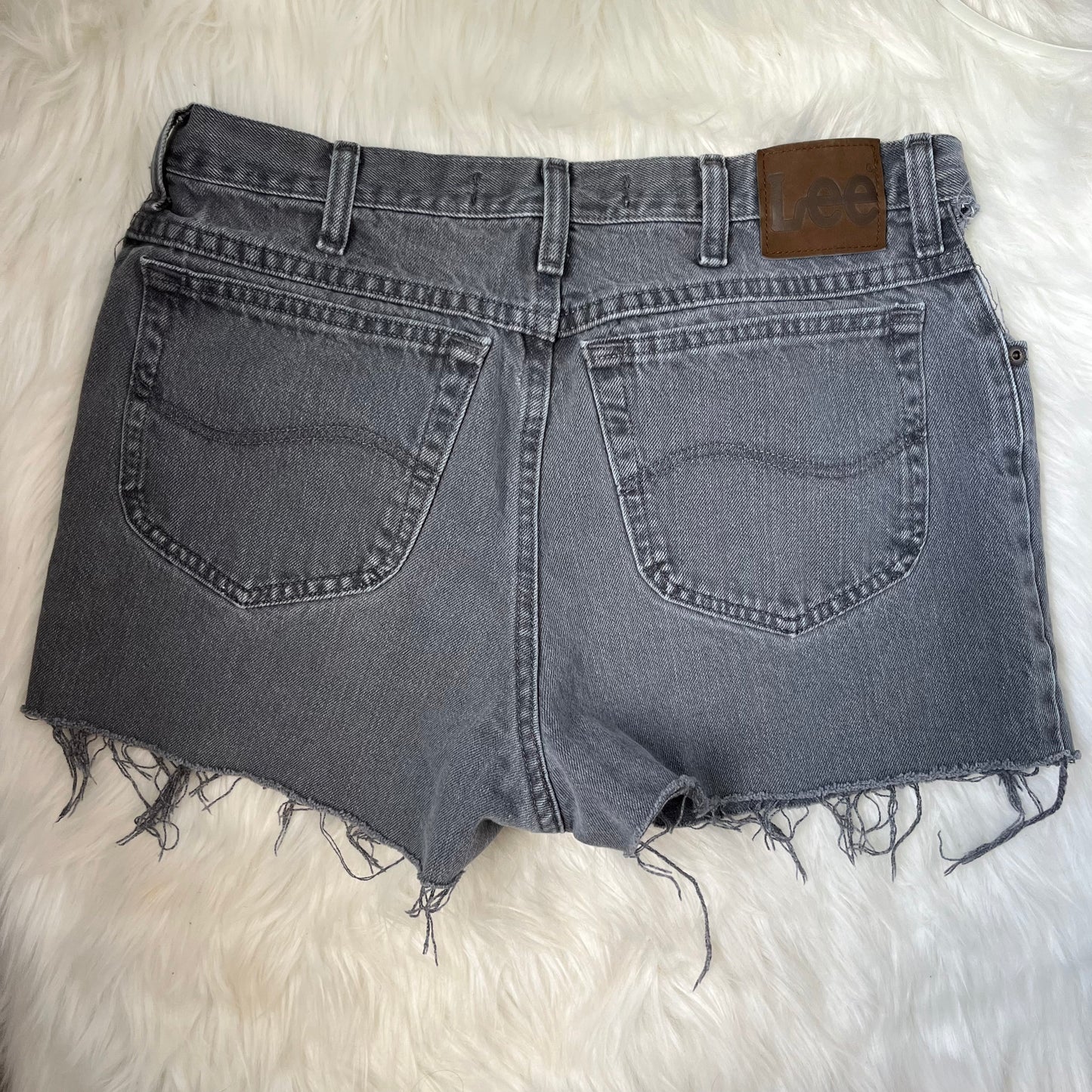 Gray Lee Cut Out Pockets | Waist 34