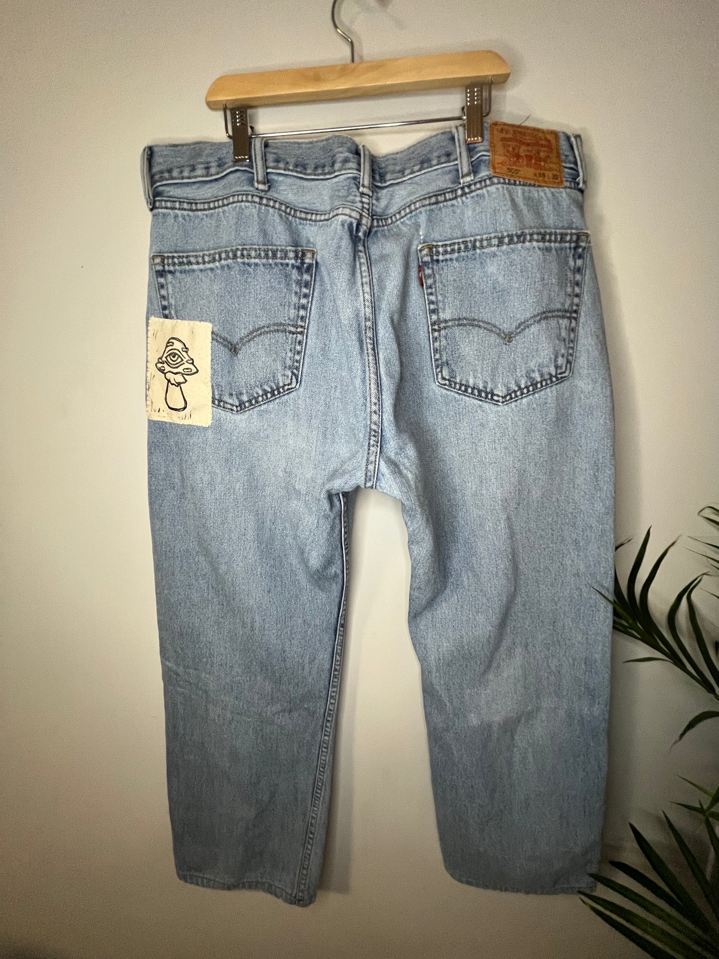 S.E. Cobble Patchwork Levi's Jeans | W: 38