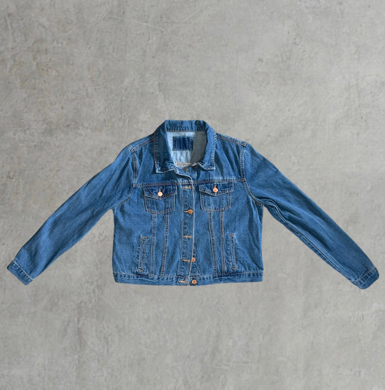 Painted Denim Jacket | Women's L