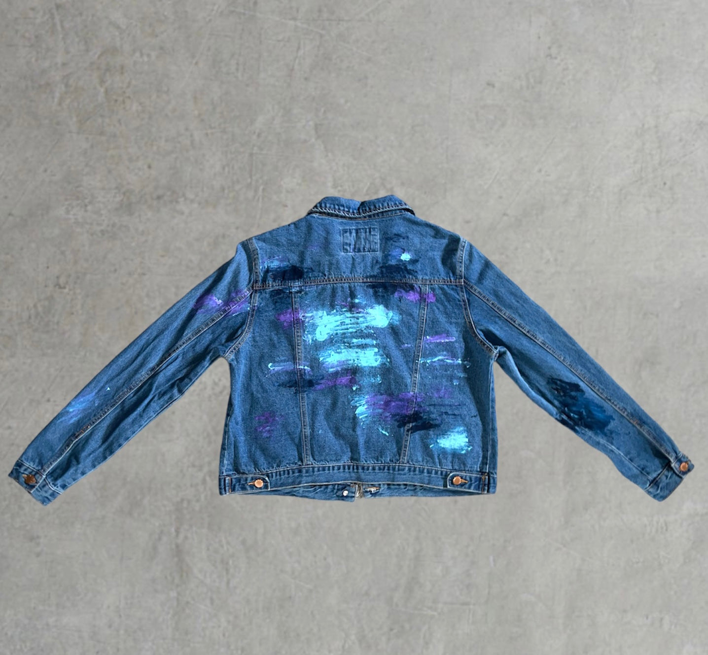 Painted Denim Jacket | Women's L