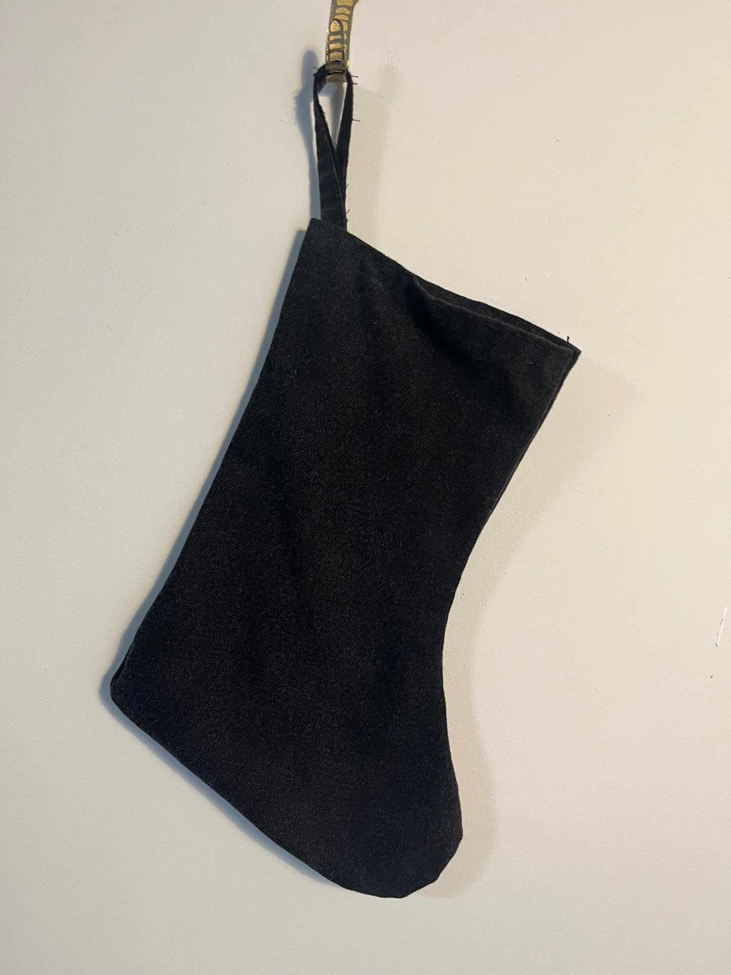 Upcycled Denim Stocking