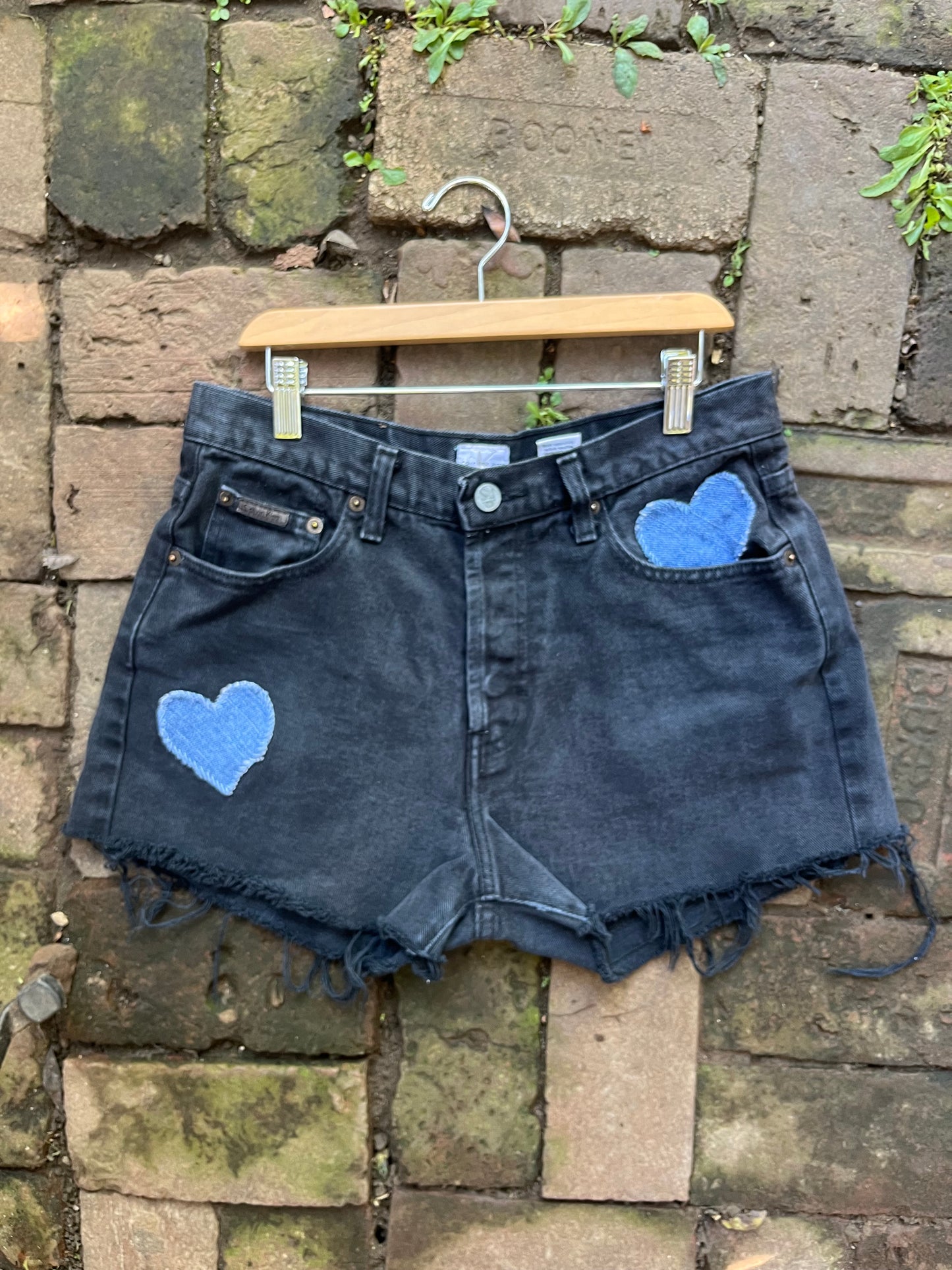 Patchwork Heart Shorts | W: 29