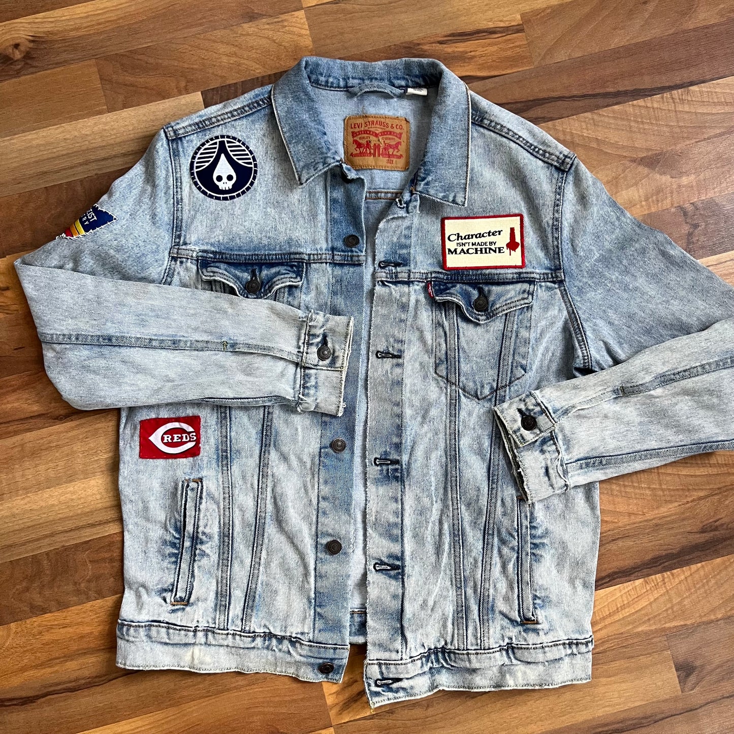 Levi's Cincinnati Patchwork Denim Jacket | Men's Large