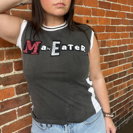 Vintage ManEater Muscle Man Tank | XS
