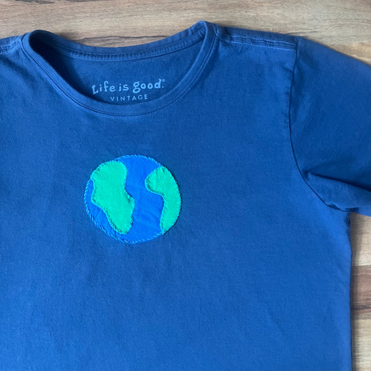 Navy Earth Tee | L
