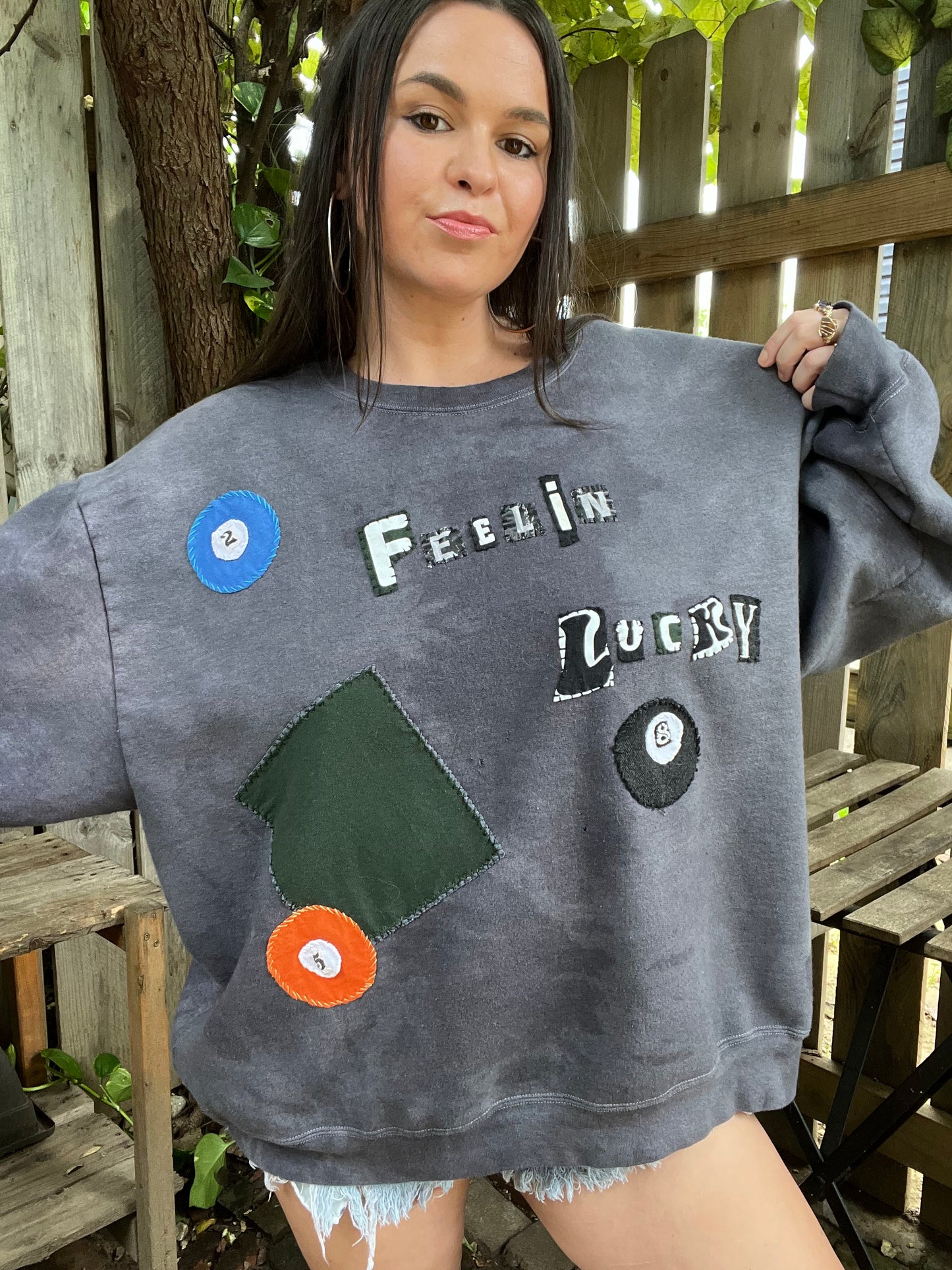 Feelin Lucky Pool Ball Crew | XL