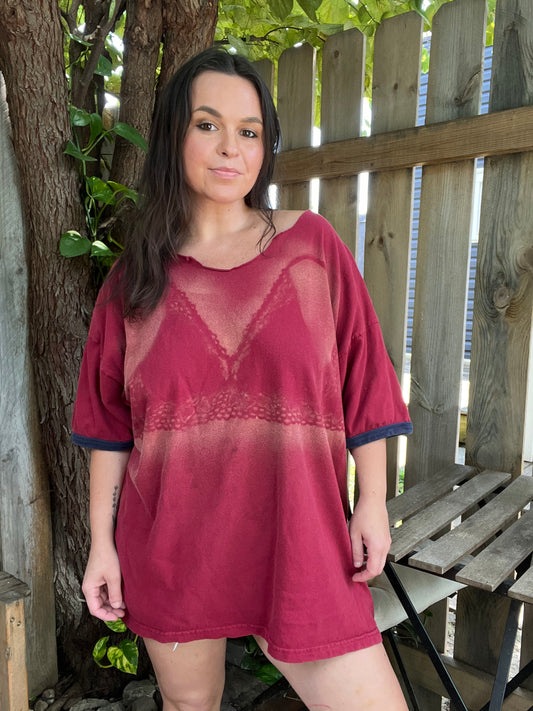 Lacey Bleached Tee XL