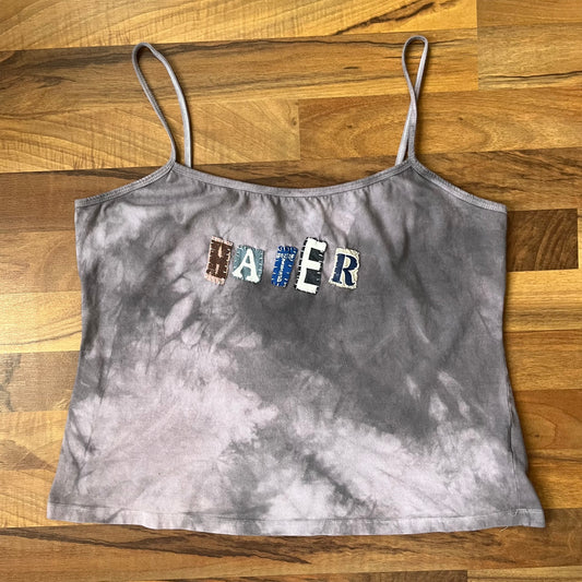 Purple Dyed HATER Ransom Tank | Women's XL