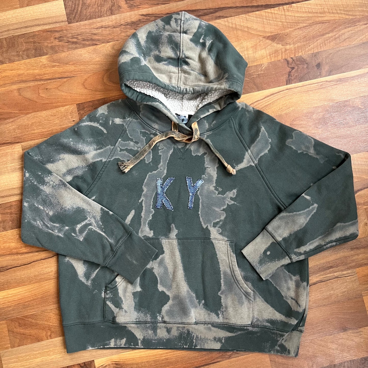 Bleached Fleece-Lined KY Hoodie | Women's M/L