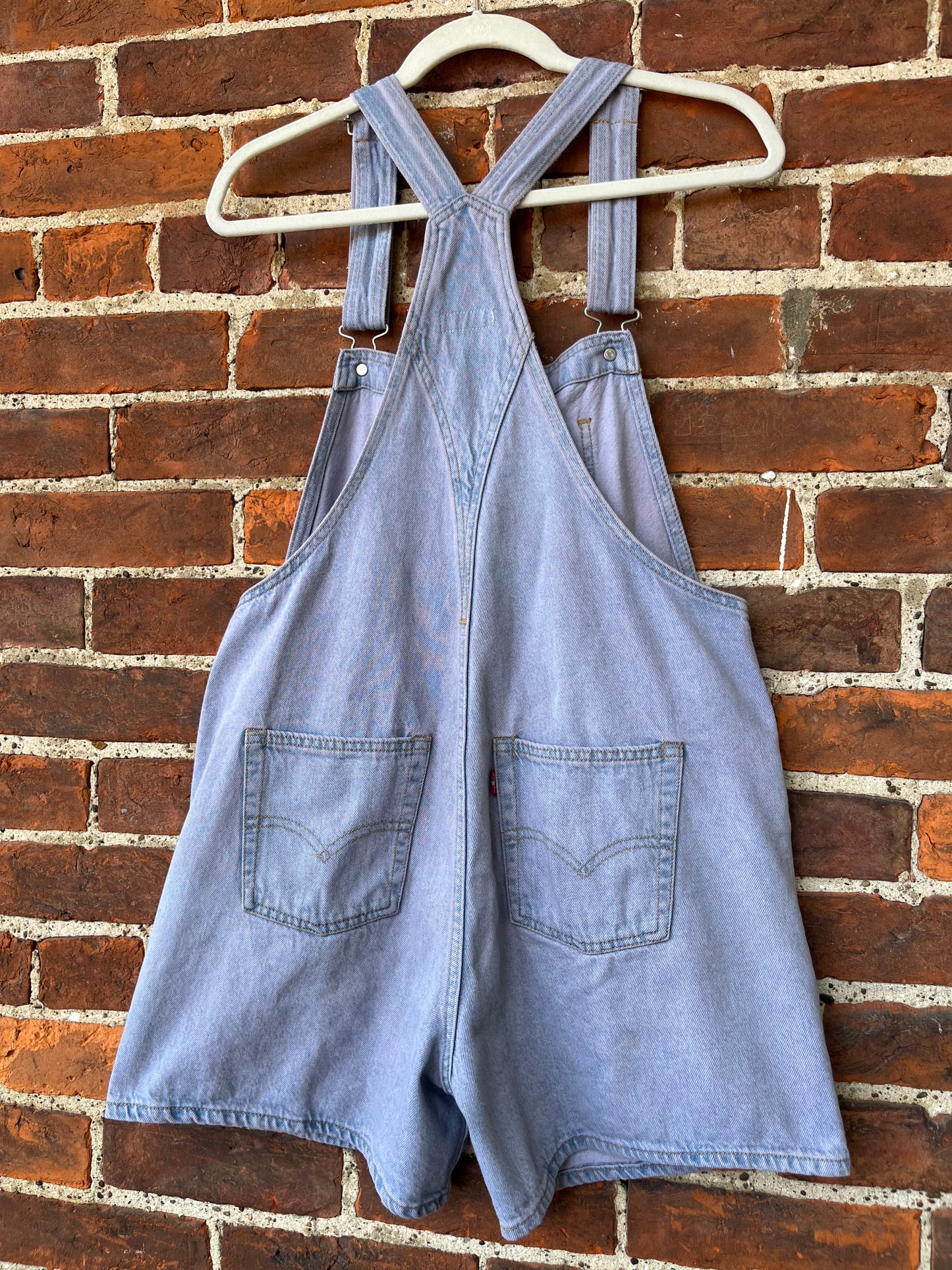 Purple Dyed Levi's Overalls | Women's Small