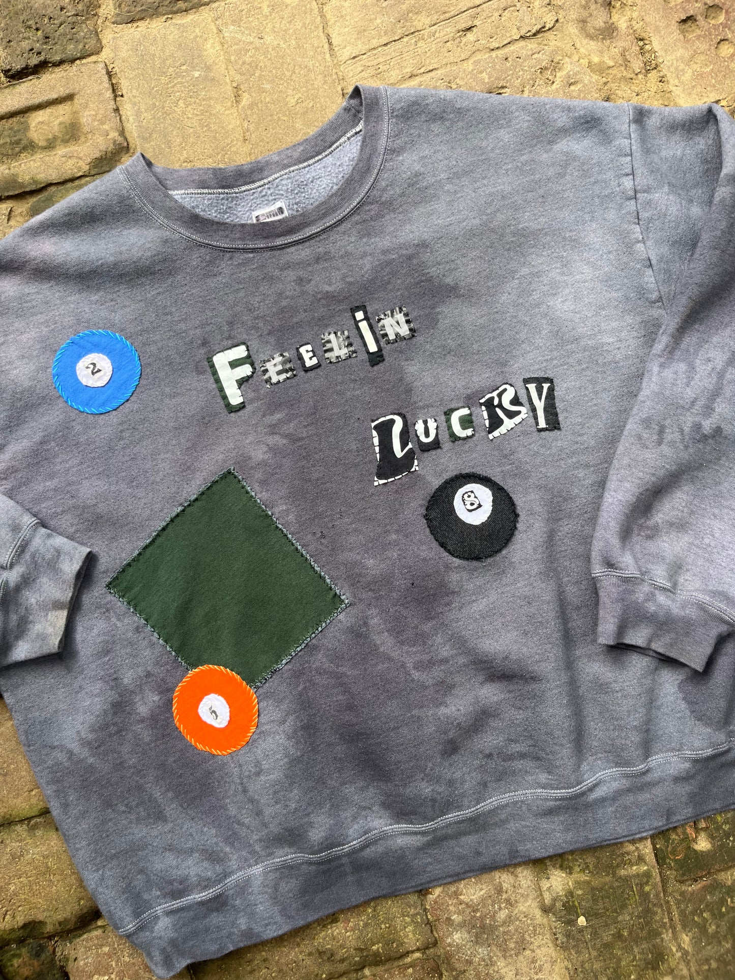 Feelin Lucky Pool Ball Crew | XL