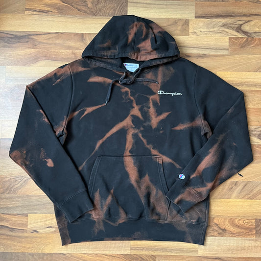 Bleached Champion Hoodie | Large
