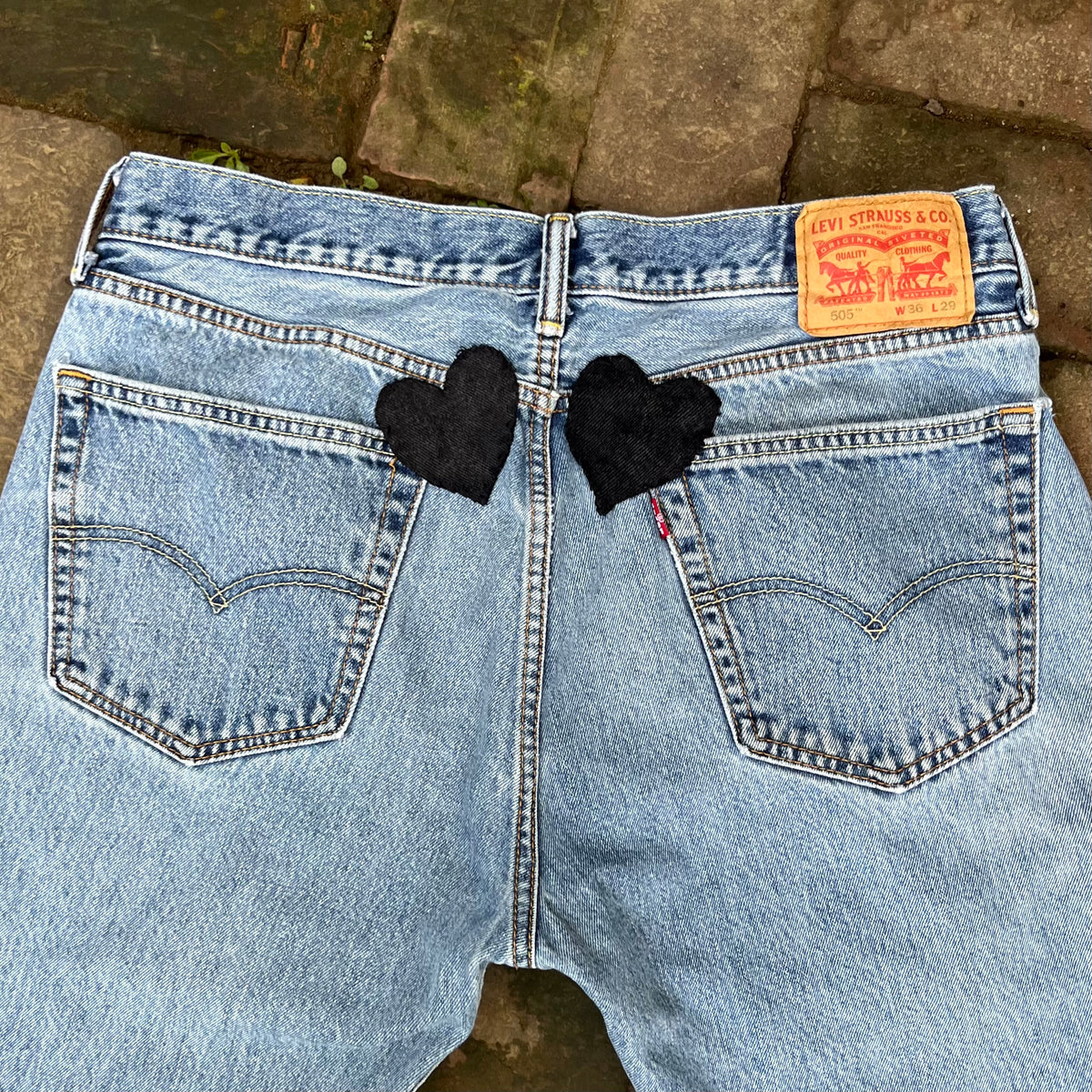 Heart Levi's Jeans | W: 36