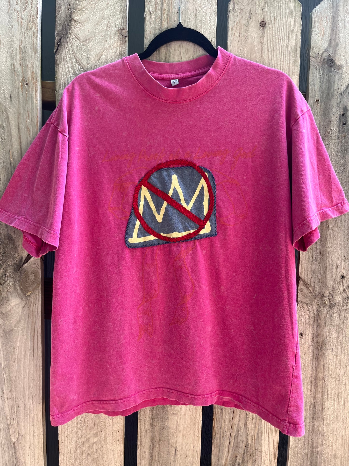 Upcycled NO KINGS Tee | L