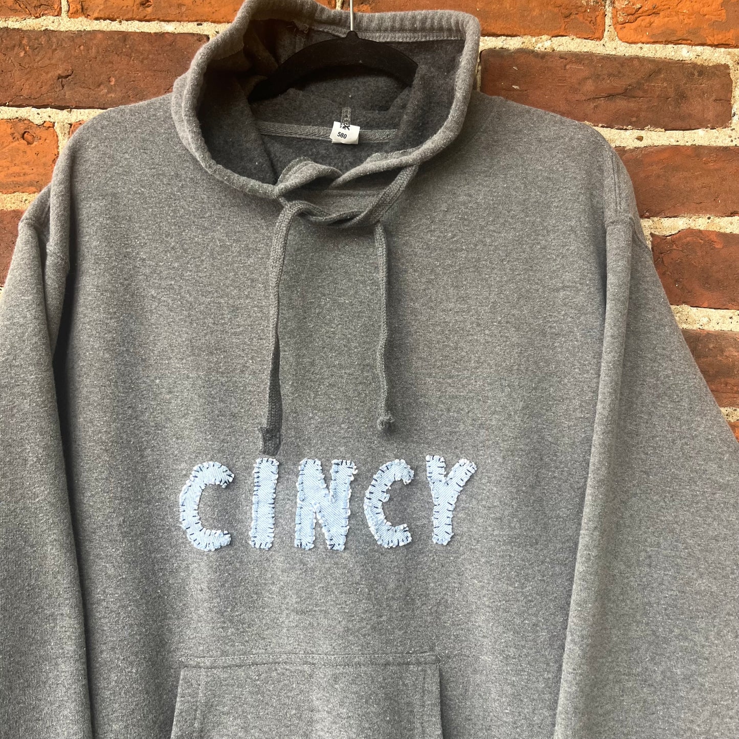 CINCY Gray Hoodie | L