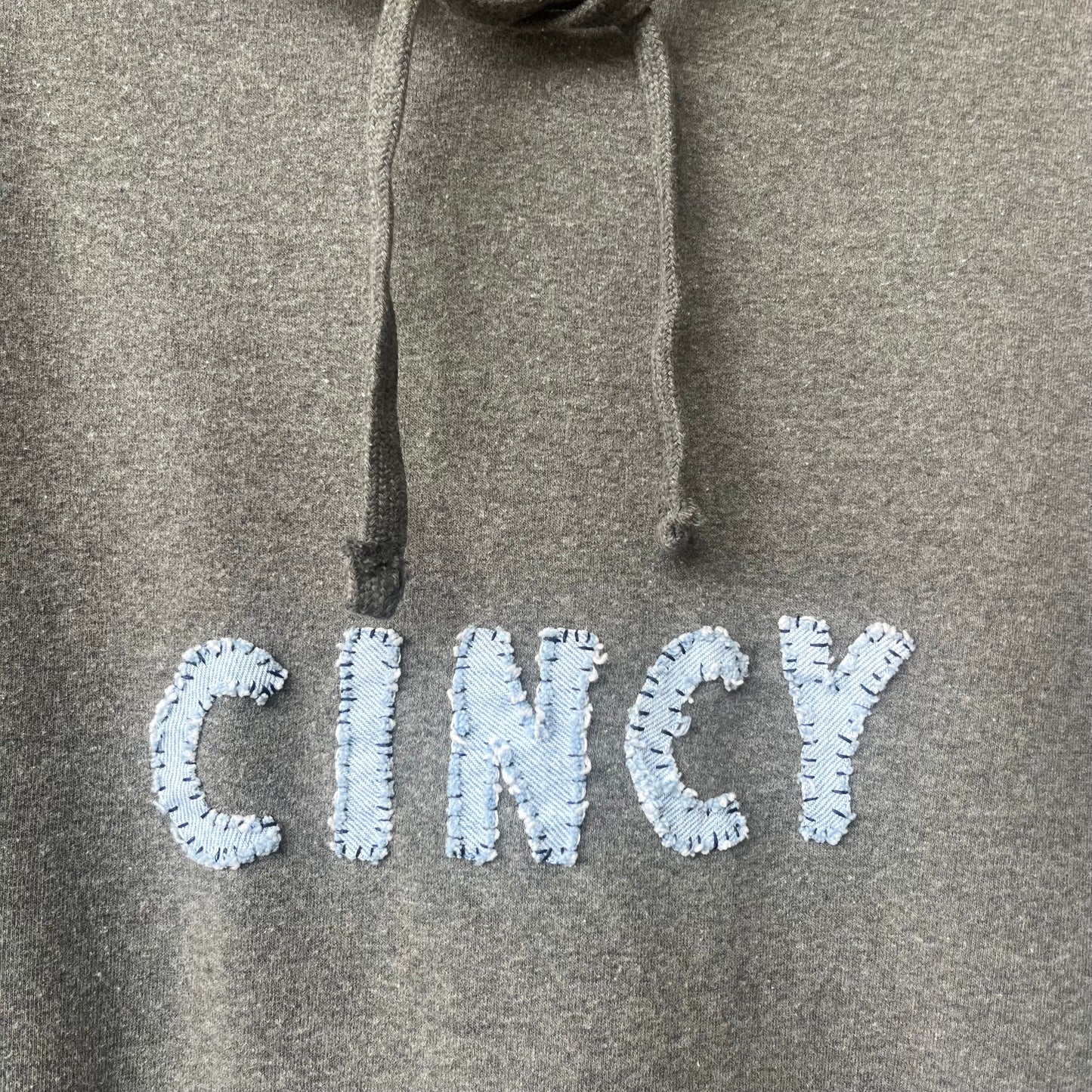 CINCY Gray Hoodie | L