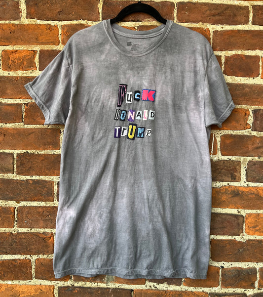 Purple Dyed FDT ransom tee | M